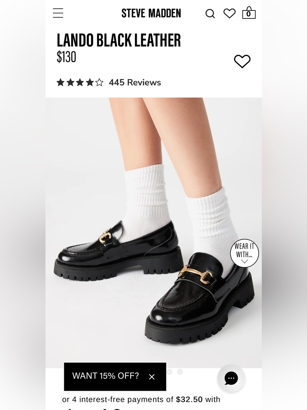 Lando Black Leather Loafers